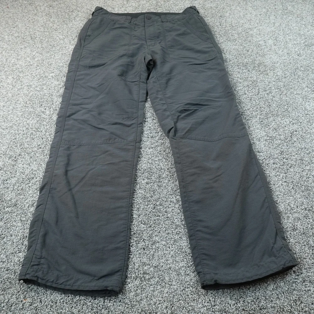 North Face Pants Mens 34X30 Gray Chino Hiking Outdoor Performance Tech Climbing